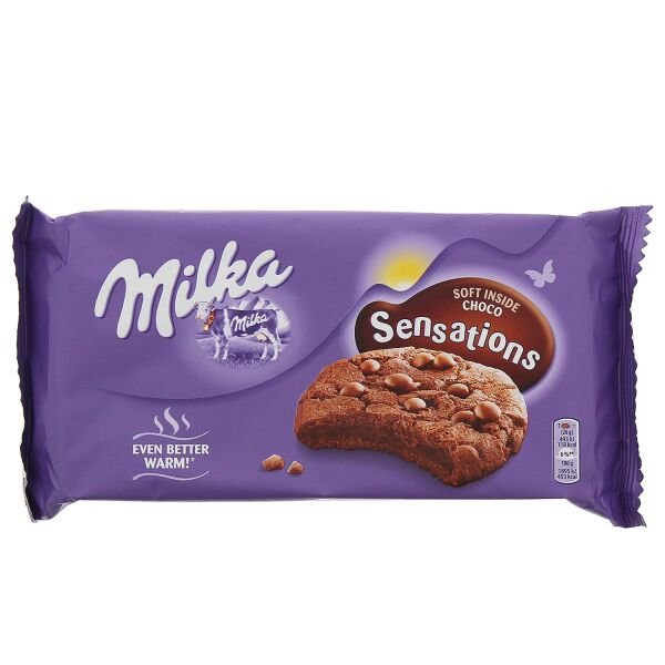 MILKA BISC SENZATIONS 156GR INSIDE CHOCO(12B)