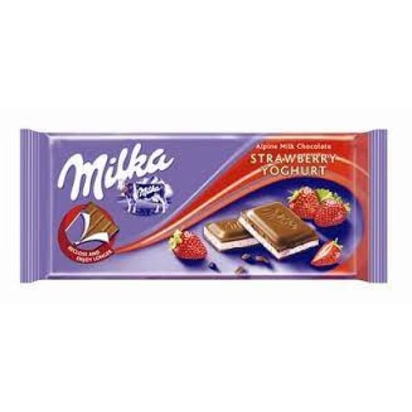 MILKA CIOC CAPSUNI CU IAURT 100 GR(22B)
