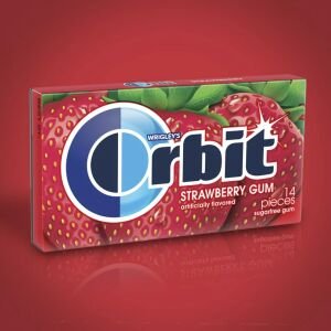 ORBIT.PASTILE STRAWBERRY(30B) IMP