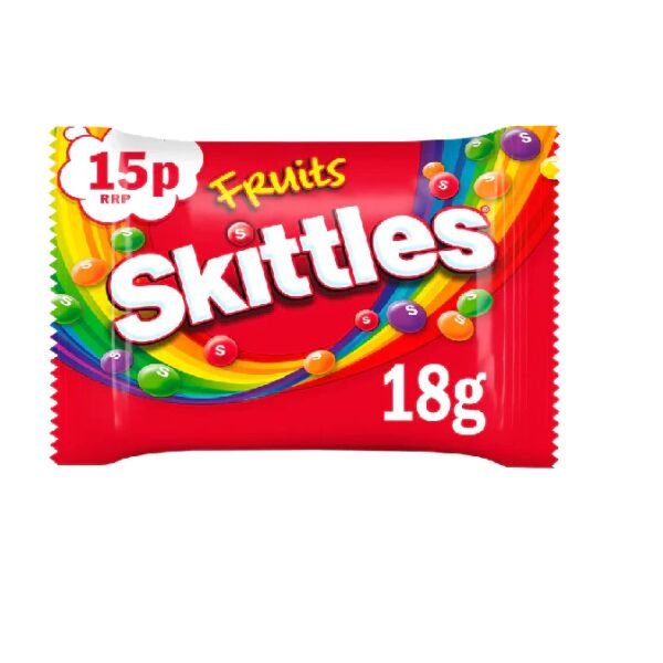 ORBIT.SKITTLES 18GR MINI FRUITS(18B)