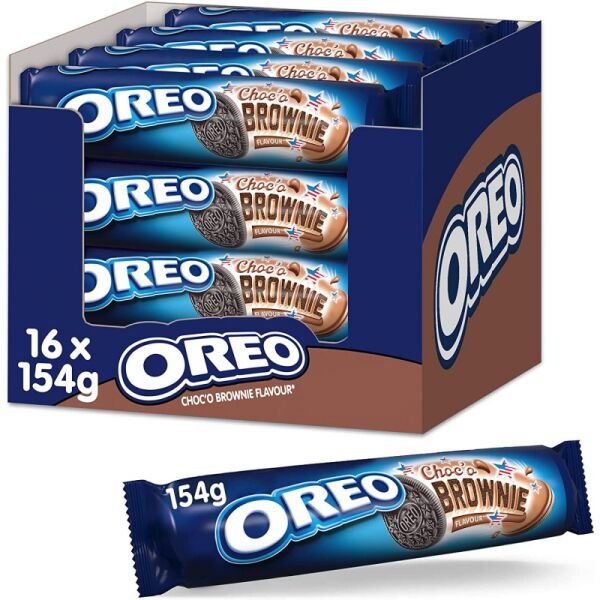 OREO BISCUITI 154GR BROWNIE(16B)
