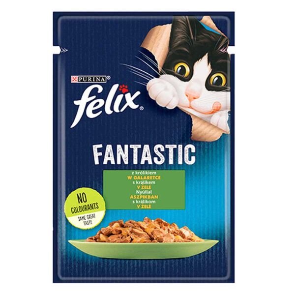 PET.FELIX FANTASTIC GIJ 85GR IEPURE(26B)