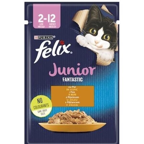 PET.FELIX FANTASTIC GIJ 85GR JUNIOR PUI(26B)