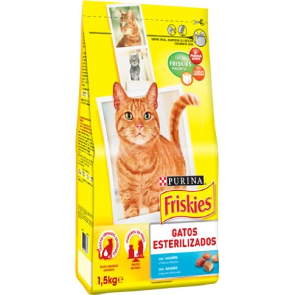 PET.FRISKIES CAT 1.5KG STERILE SOMON&VEG(6B)
