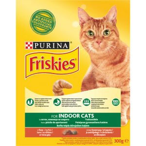 W.PET.FRISKIES CAT 300GR INDOOR PUI&LEGUME(10B)