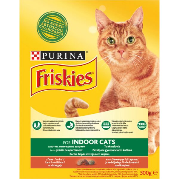 PET.FRISKIES CAT 300GR INDOOR PUI&LEGUME(10B)