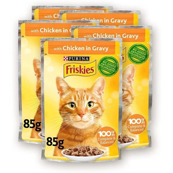 PET.FRISKIES CAT 85GR ADULT PUI(26B)