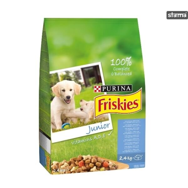 PET.FRISKIES DOG 2.4KG JUNIOR CHKN&MLK&VEG(4B)