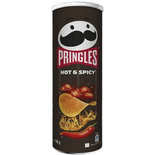 PRINGLES 165GR HOT & SPICY (19B)
