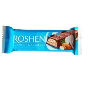 ROSH.BATON 29GR ALMONDS COCONUT(30B) 6CUT