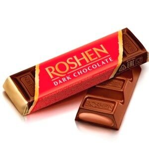 ROSH.BATON 33GR DARK CHOCO WITH FILL R(30B) 6CUT