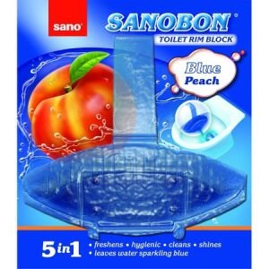 SANO BON ODOR.WC 55GR 5in1 BLUE PEACH(36B)