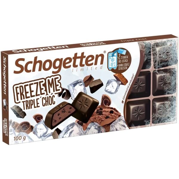 SCHOGETTEN CIOC 100GR FREEZE ME TRIPLE CHOC(15B)