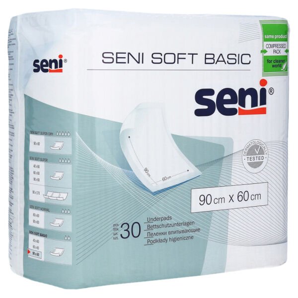 SENI SOFT BASIC ALEZE ABOSRB. 90*60cm(30BUC) 4PACH