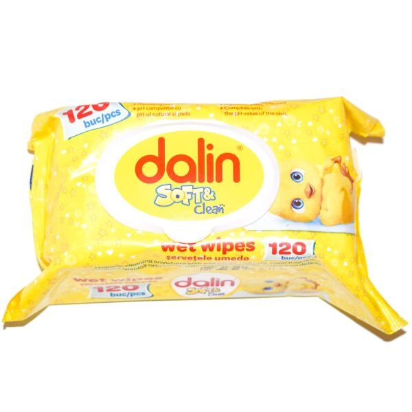 DALIN SERV.UMEDE SOFT&CLEAN 120 BUC(18B)