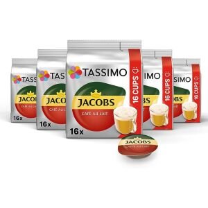 W.TASSIMO CAFFE 184GR AU LAIT(16CAPS) 5CUT