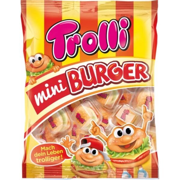 TROLLI JELEU BURGER MINI 10GR (60B) 6BOL