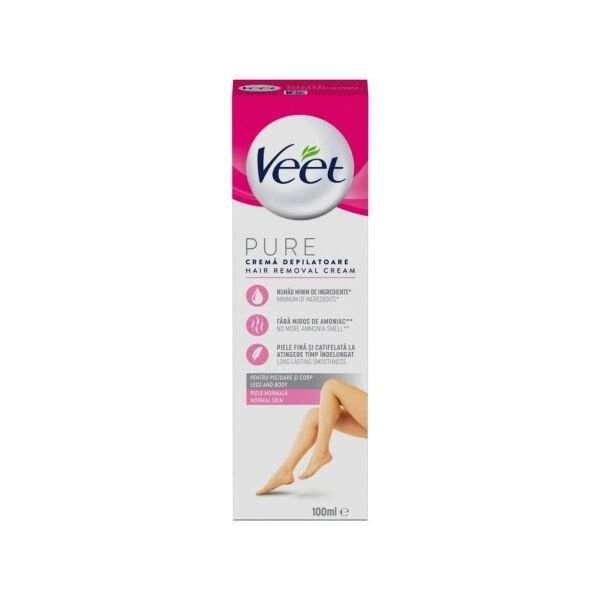 W.VEET CR.EPILATOARE 100ML PURE(12B)