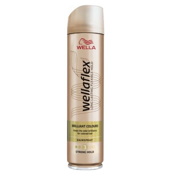 WELLAFLEX HAIRSPRAY 250ML BRILLIANT COLOR 3-STRONG (6B)