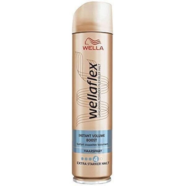 WELLAFLEX HAIRSPRAY 250ML INST. VOLUME BOOST 4 EX STRONG (6B)