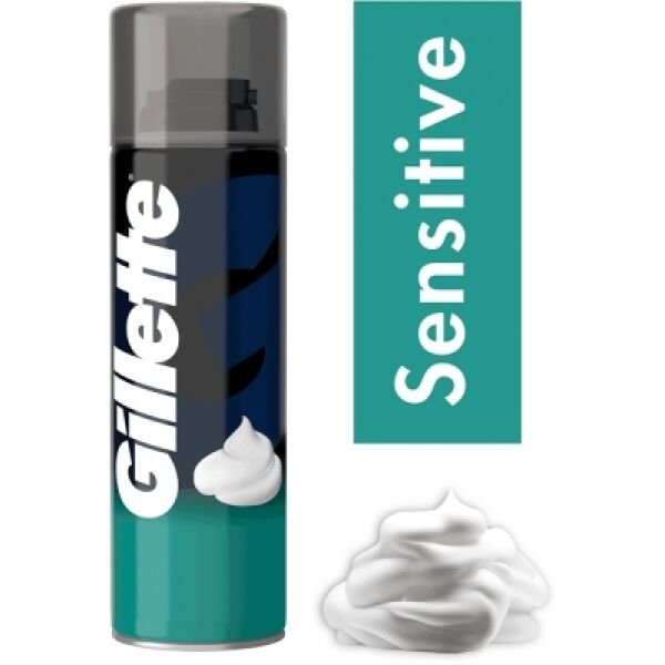 W.GILLETTE SPUMA DE RAS 200ML PT.PIELE SENSIBILA(6B)