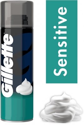 W.GILLETTE SPUMA DE RAS 200ML PT.PIELE SENSIBILA(6B)