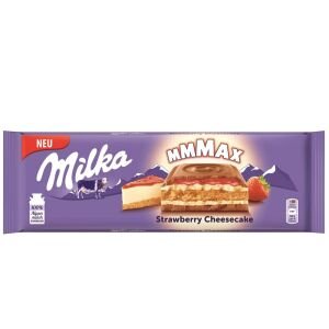 MILKA CIOC 300GR STRAWBERRY CHEESECAKE (12B)