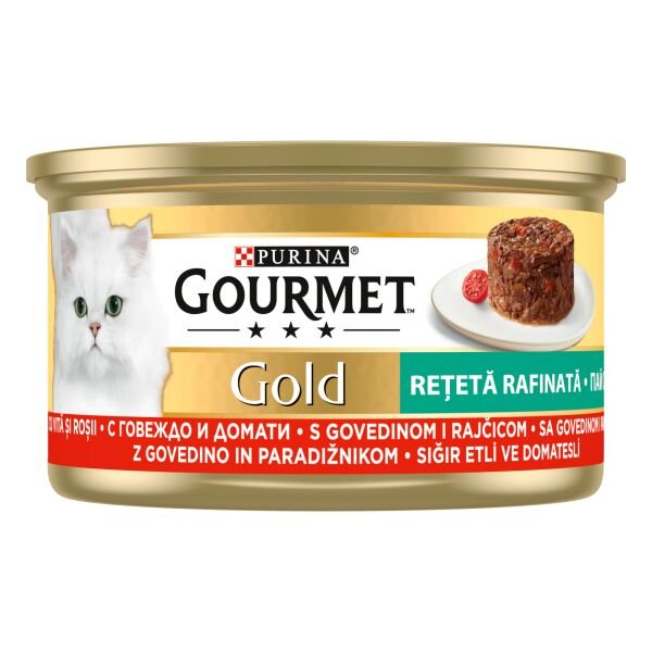 PET.GOURMET GOLD SVRY 85GR VITA&ROSII(24B)