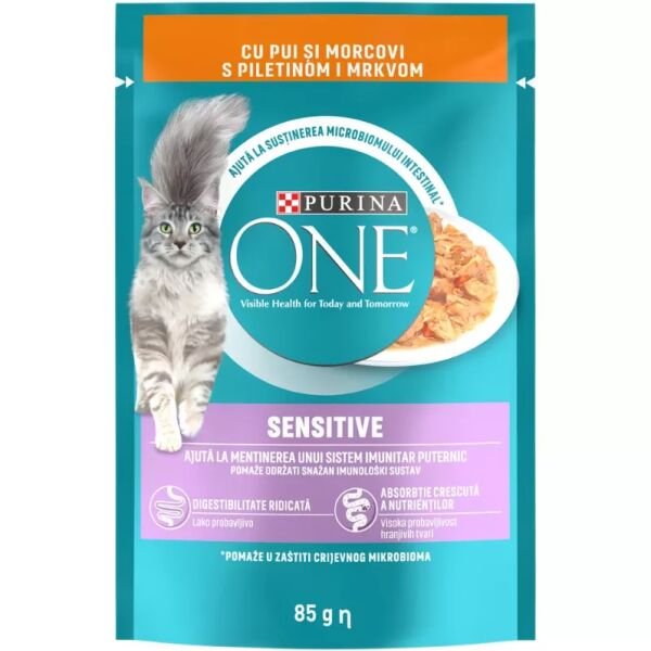 PET.ONE 85GR SENSITIVE CAT GIG PUI&MORCOV(26B)