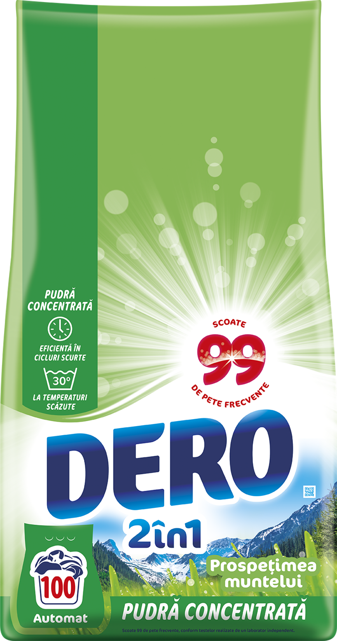 DERO 7.5KG AUTO 2IN1 PROSPETIMEA MUNTELUI 100SP