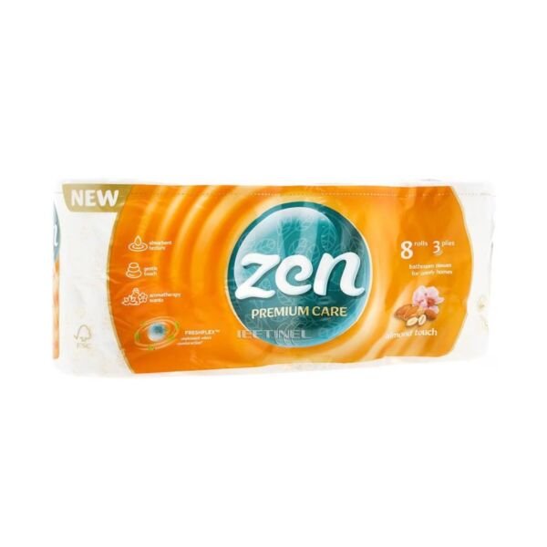 HARTIE IG.ZEN PREMIUM CARE 8 ROLE ALMOND TOUCH(6SET)