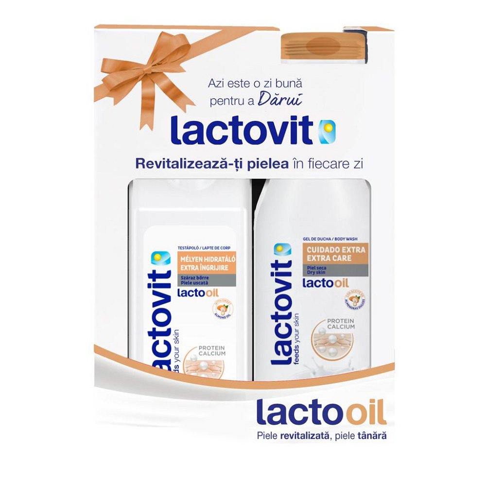 LACTOVIT CAS.LACTOOIL(GEL DUS 600ML+LAPTE CORP 400ML)(6SET)