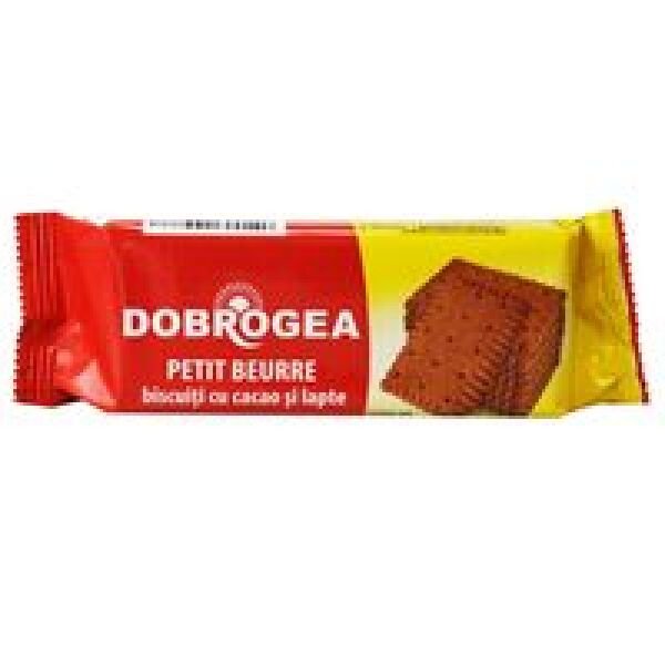 DOBROGEA BISC.PETIT BEURRE 100GR LAPTE&CIOC.(24B)