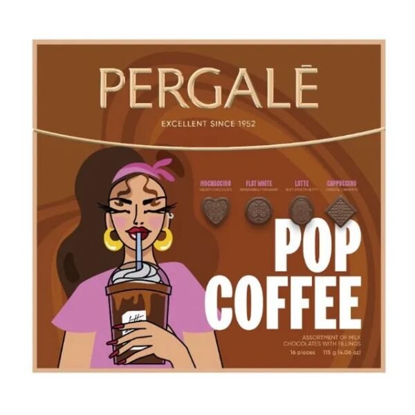 BOMB.PERGALE 115GR COFFEE CIOC.LAPTE(10CUT)