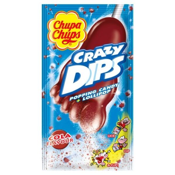CHUPA CHUPS CRAZY DIPS 14GR COLA(24B) 12CUT