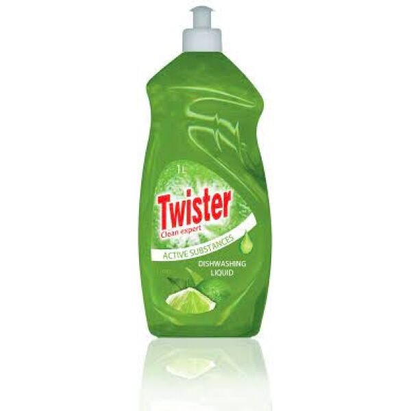 DET.DE VASE TWISTER 1L LIME(10B)