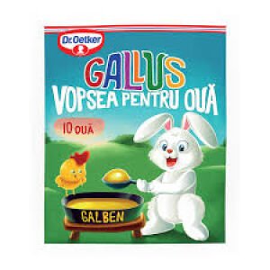 GALLUS (10 OUA) GALBEN 7GR(50B)