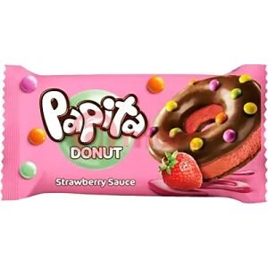 PAPITA DONUT 40GR CAPSUNA(24B)*6CUT