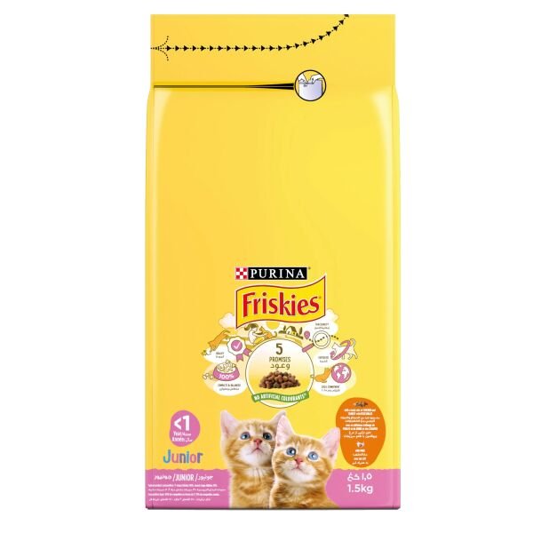 PET.FRISKIES CAT 1.5KG JUNIOR(6B)