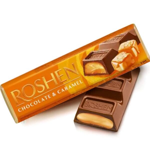 ROSH.BATON 30GR MILK-CHO CARAMEL P(30B) 6CUT