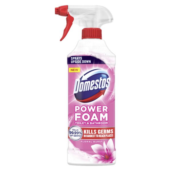 DOMESTOS SPUMA SPRAY 435ML FLORAL(12B)