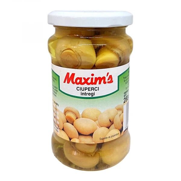 MAXIM"S CIUPERCI INTREGI BORCAN 280GR(12B)