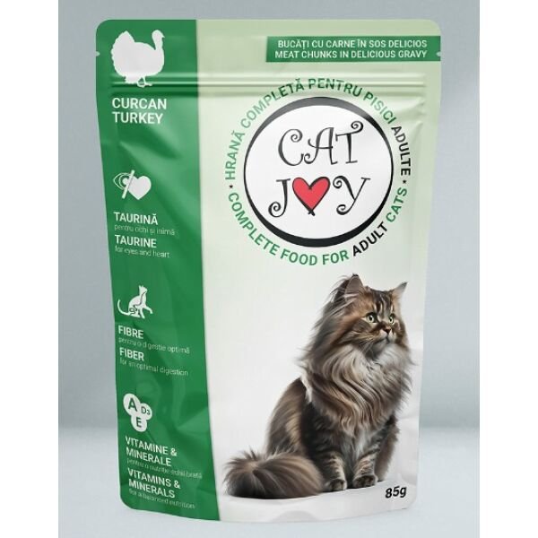 PET.CAT JOY PLIC 85GR CURCAN(24B)