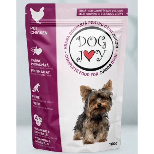 PET.DOG JOY JUNIOR PLIC 100GR PUI(24B)