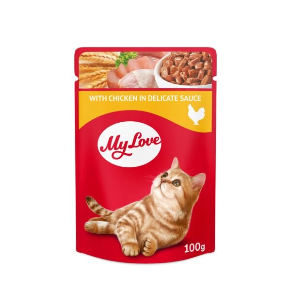 PET.MY LOVE CAT PLIC 100GR GAINA(24B)