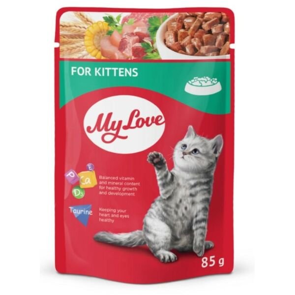 PET.MY LOVE CAT PLIC 80GR FOR KITTENS(24B)