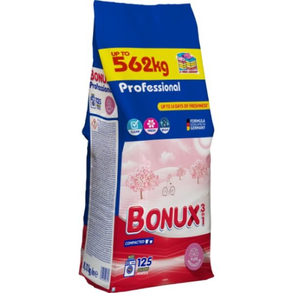 BONUX 3IN1 AUTOMAT 8.12KG PURE MAGNOLIA 125SP