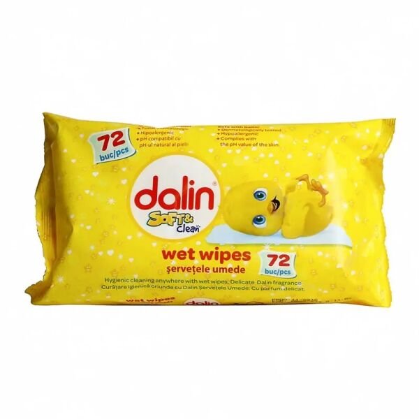 DALIN SERV.UMEDE SOFT&CLEAN 72 BUC(36B)