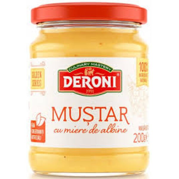 DERONI MUSTAR 200GR CU MIERE DE ALBINE(6B)