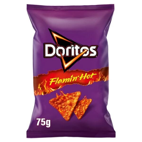 DORITOS 75GR FLAMIN HOT PICANT (28B)